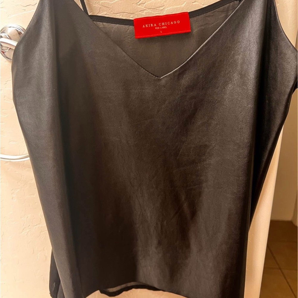 AKIRA Black Sleeveless Camisole Top